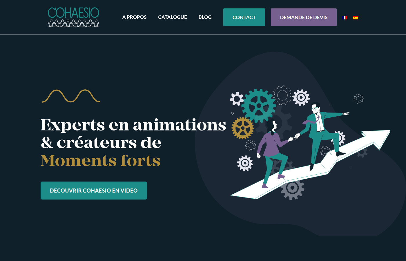 Agence Cohaesio website preview